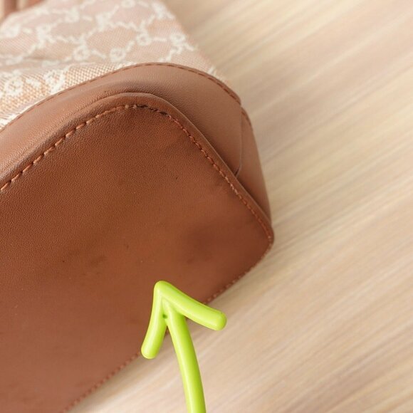 Roberta Di Camerino‎ Bag Brown Bucket Italian Leather Shoulder Tote Purse ITALY - Picture 14 of 16